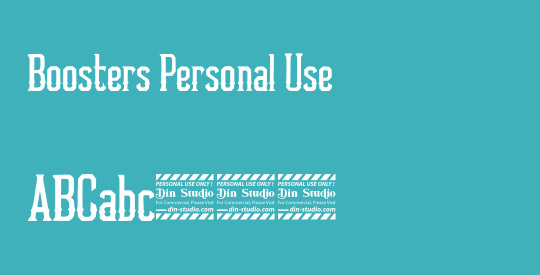 Boosters Personal Use