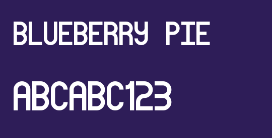 Blueberry Pie