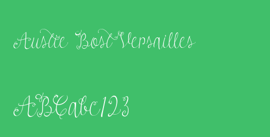 Austie Bost Versailles