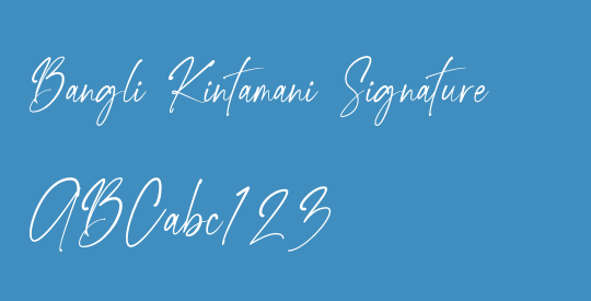 Bangli Kintamani Signature