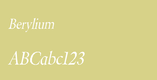 Berylium