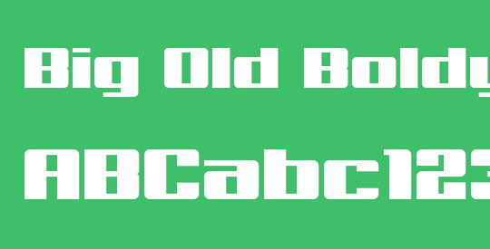 Big Old Boldy