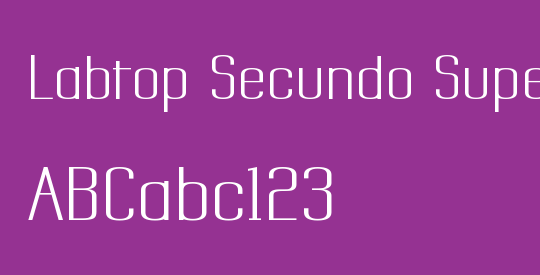 Labtop Secundo Superwide