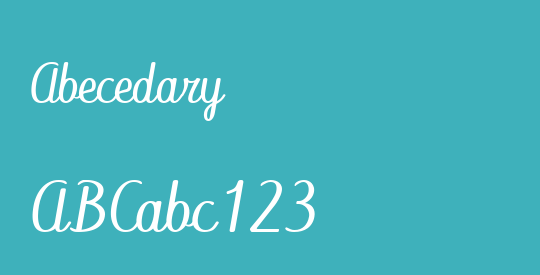 Abecedary