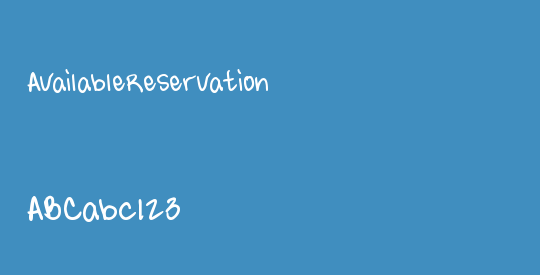 AvailableReservation