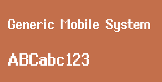 Generic Mobile System