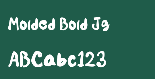 Molded Bold Jg