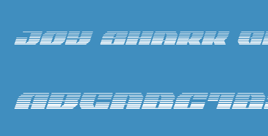 Joy Shark Gradient Italic
