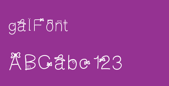 galFont