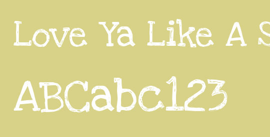 Love Ya Like A Sister