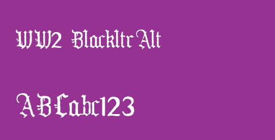 WW2 BlackltrAlt