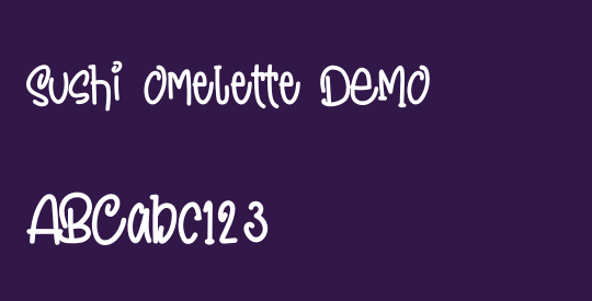 Sushi Omelette DEMO