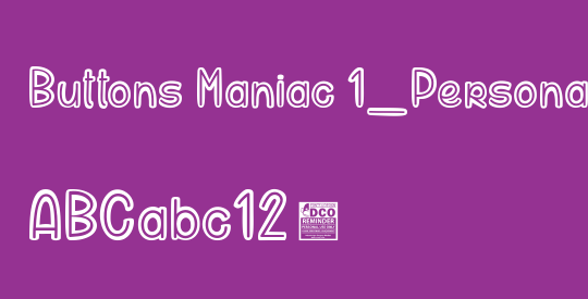 Buttons Maniac 1_PersonalUseOnly