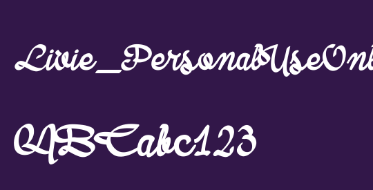 Livie_PersonalUseOnly