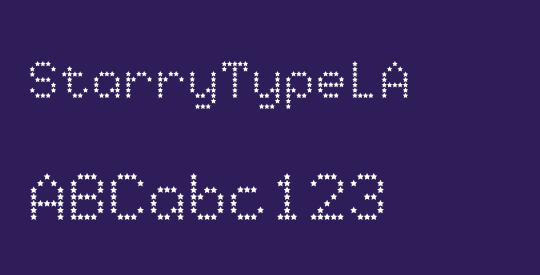 StarryTypeLA