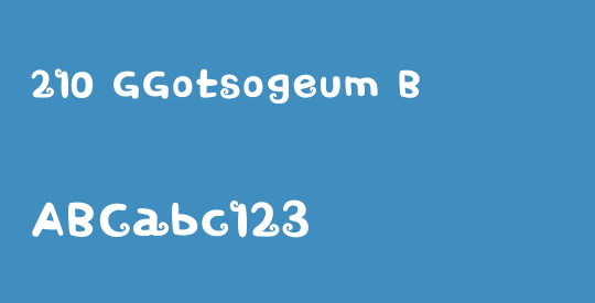 210 GGotsogeum B
