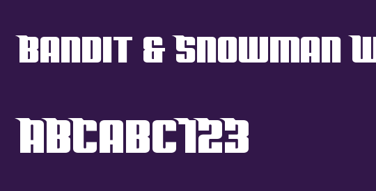 Bandit & Snowman Wide