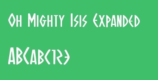Oh Mighty Isis Expanded