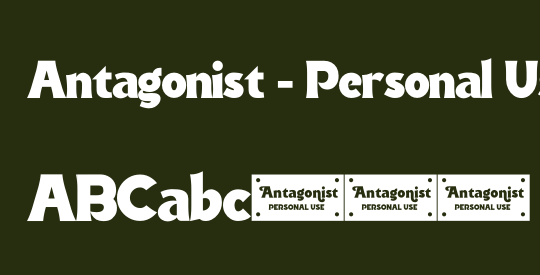Antagonist - Personal Use