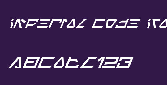 Imperial Code Italic