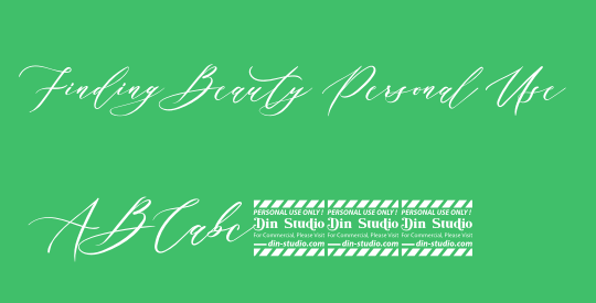 Finding Beauty Personal Use