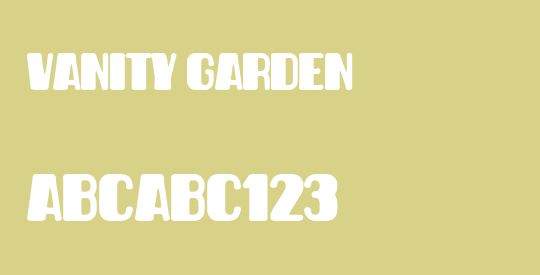 Vanity Garden