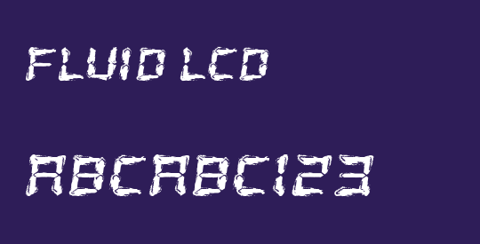 Fluid LCD