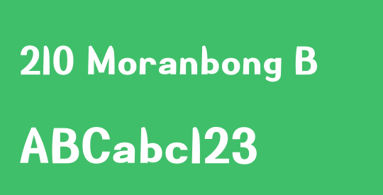 210 Moranbong B