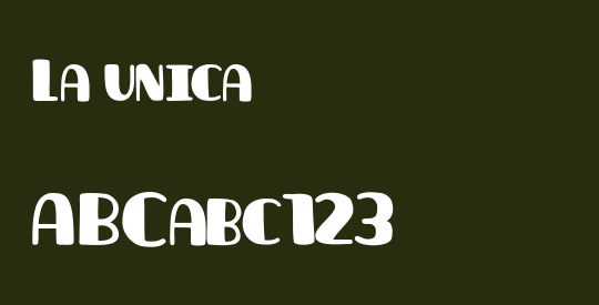 La unica