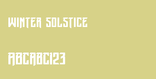 Winter Solstice