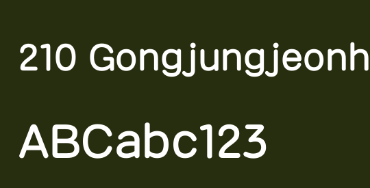 210 Gongjungjeonhwa B