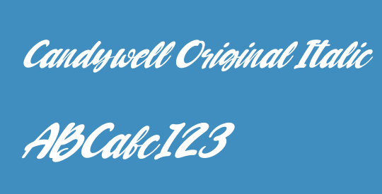 Candywell Original Italic
