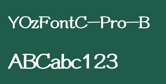 YOzFontC-Pro-B