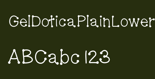GelDoticaPlainLowerCase