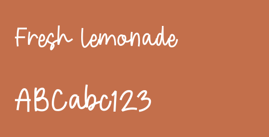 Fresh Lemonade