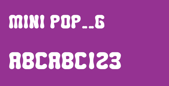 MINI POP__G
