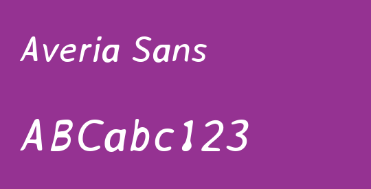 Averia Sans