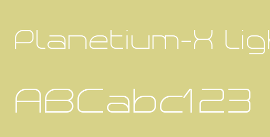 Planetium-X Light Demo