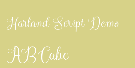 Harland Script Demo