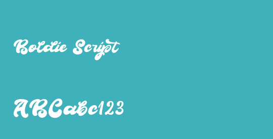 Boldie Script