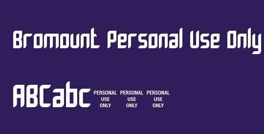 Bromount Personal Use Only