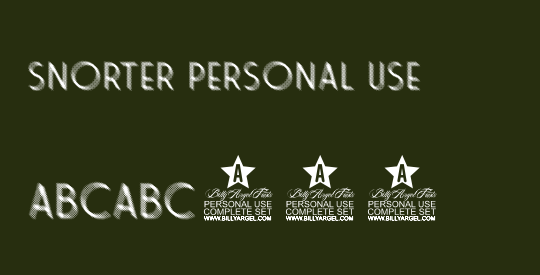 SNORTER PERSONAL USE