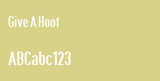 Give A Hoot