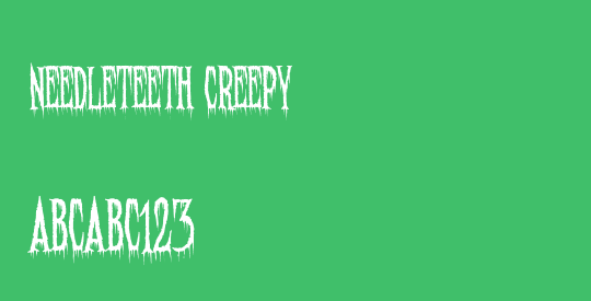 Needleteeth Creepy