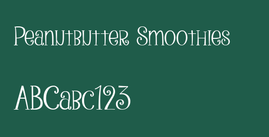 Peanutbutter Smoothies