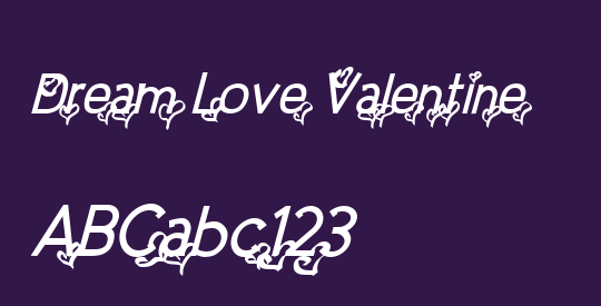 Dream Love Valentine