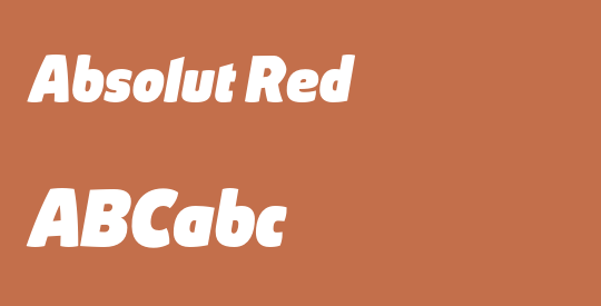 Absolut Red