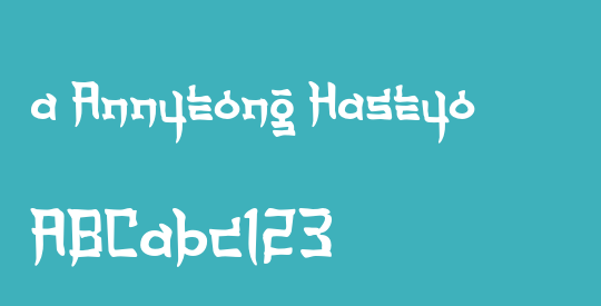 a Annyeong Haseyo