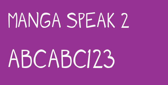 Manga speak 2