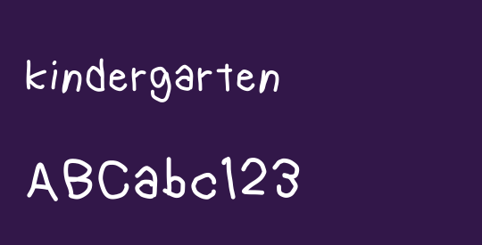 kindergarten